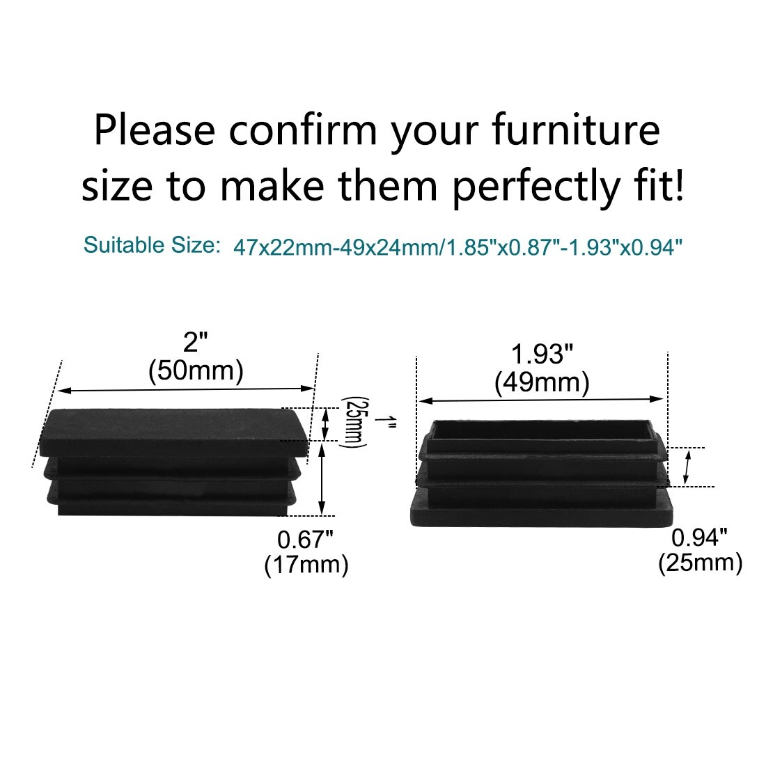 Furniture Desk 17mm Diameter  Plastic Cap Cover Insert 100 Pcs 