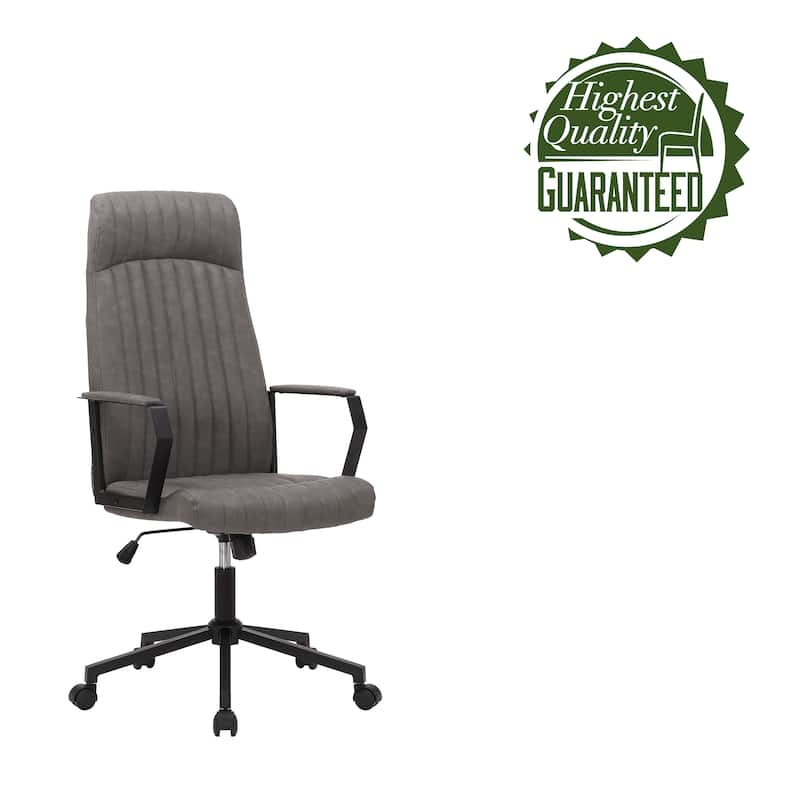 Porthos Home Shea Office Chair with Tilt Mechanism, PU Upholstery