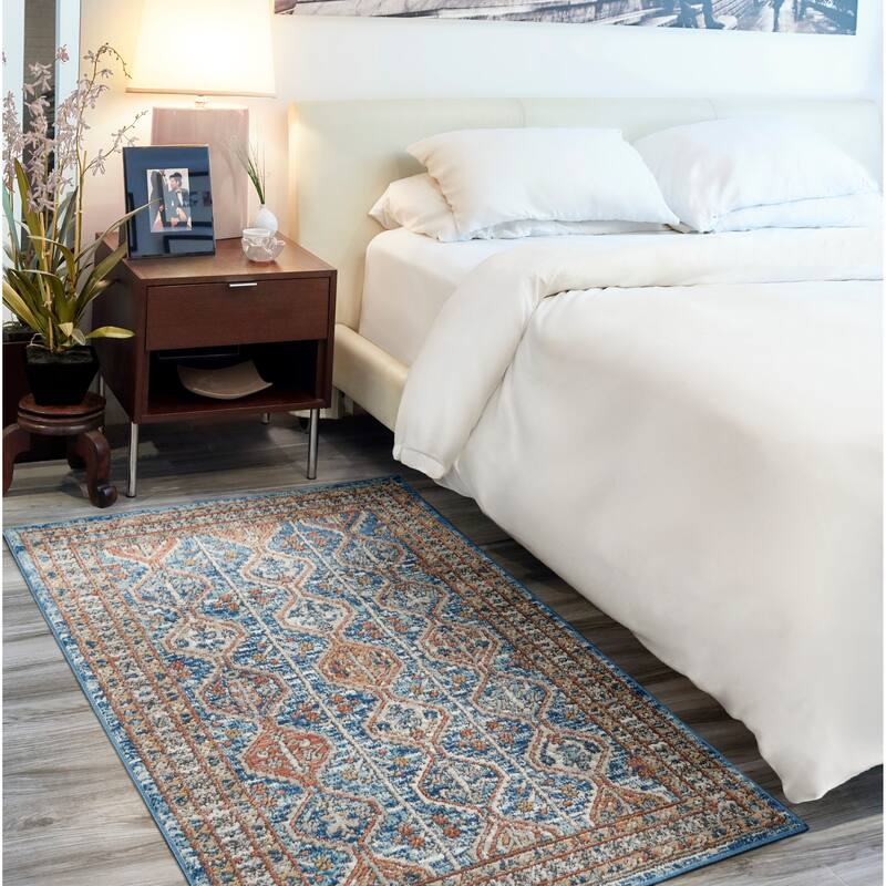 Nourison Concerto Traditional Persian Geometric Area Rug