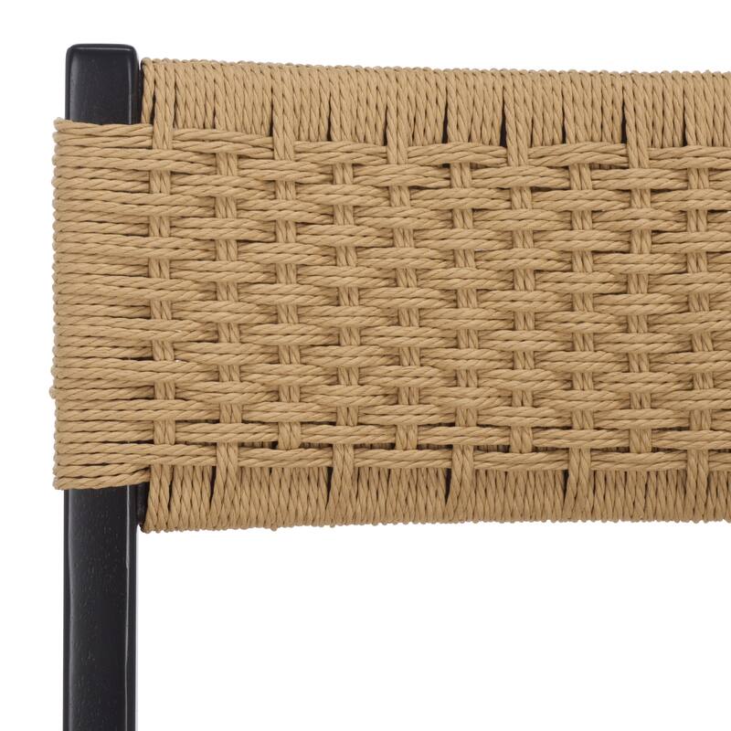SAFAVIEH Home Dutton Woven Counter Stool - 18"W x 24"D x 37"H
