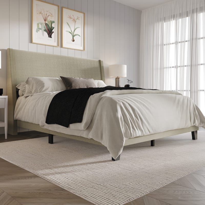 Clayfell Sidney Upholstered Panel Bed