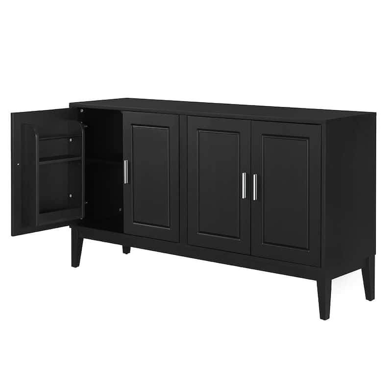 Storage Sideboard Cabinet with Adjustable Shelving and Cable Management