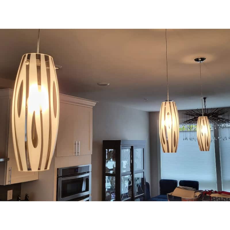 Varaluz Chroman Empire 1-Light Mini Pendant - Chrome