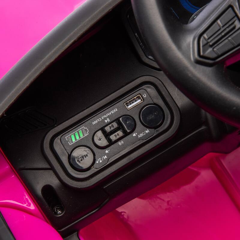 24V Licensed Chevrolet Silverado Kids Ride-On Car with Parent Control, Bluetooth, LED Lights, and Four-Wheel Suspension