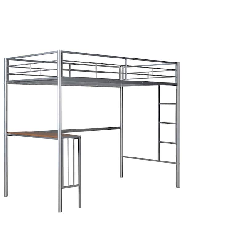 Twin Over Full Bunk Bed with Desk