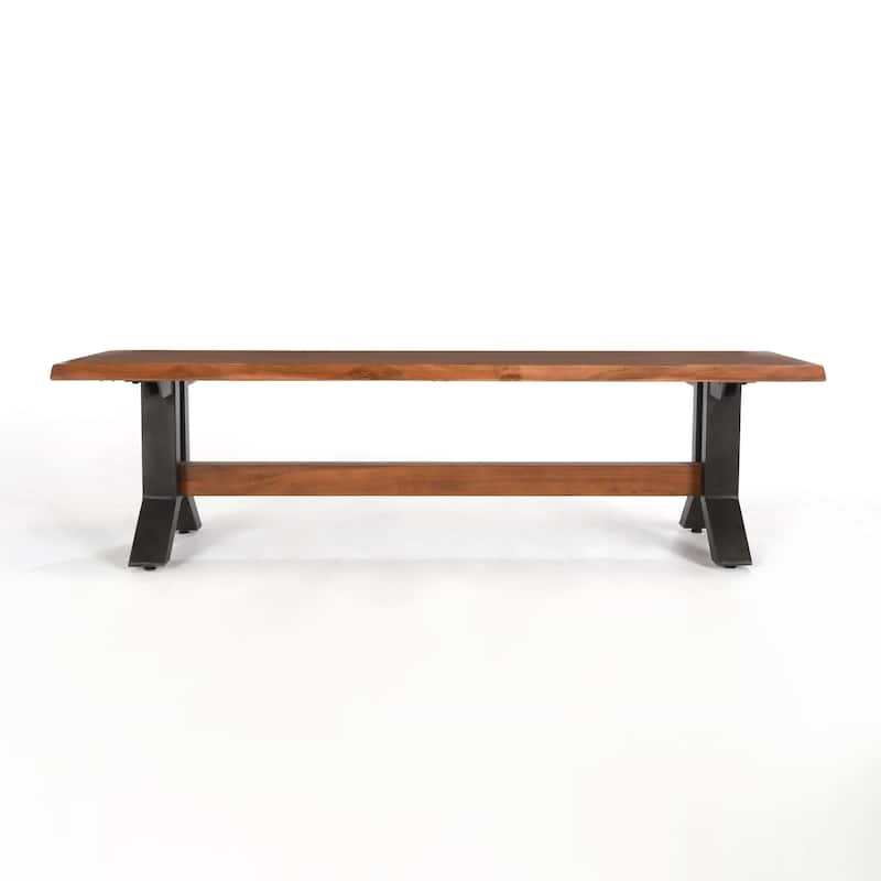Classic Home Bellamy Acacia Wood Dining Bench