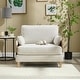 preview thumbnail 9 of 33, Chenille Upholstered 3-in-1 Convertible Sleeper Foldable Sofa Bed Recliner Chair with 3 Pillows Beige