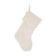 preview thumbnail 6 of 24, Glitzhome 21"L Plush Christmas Stockings White