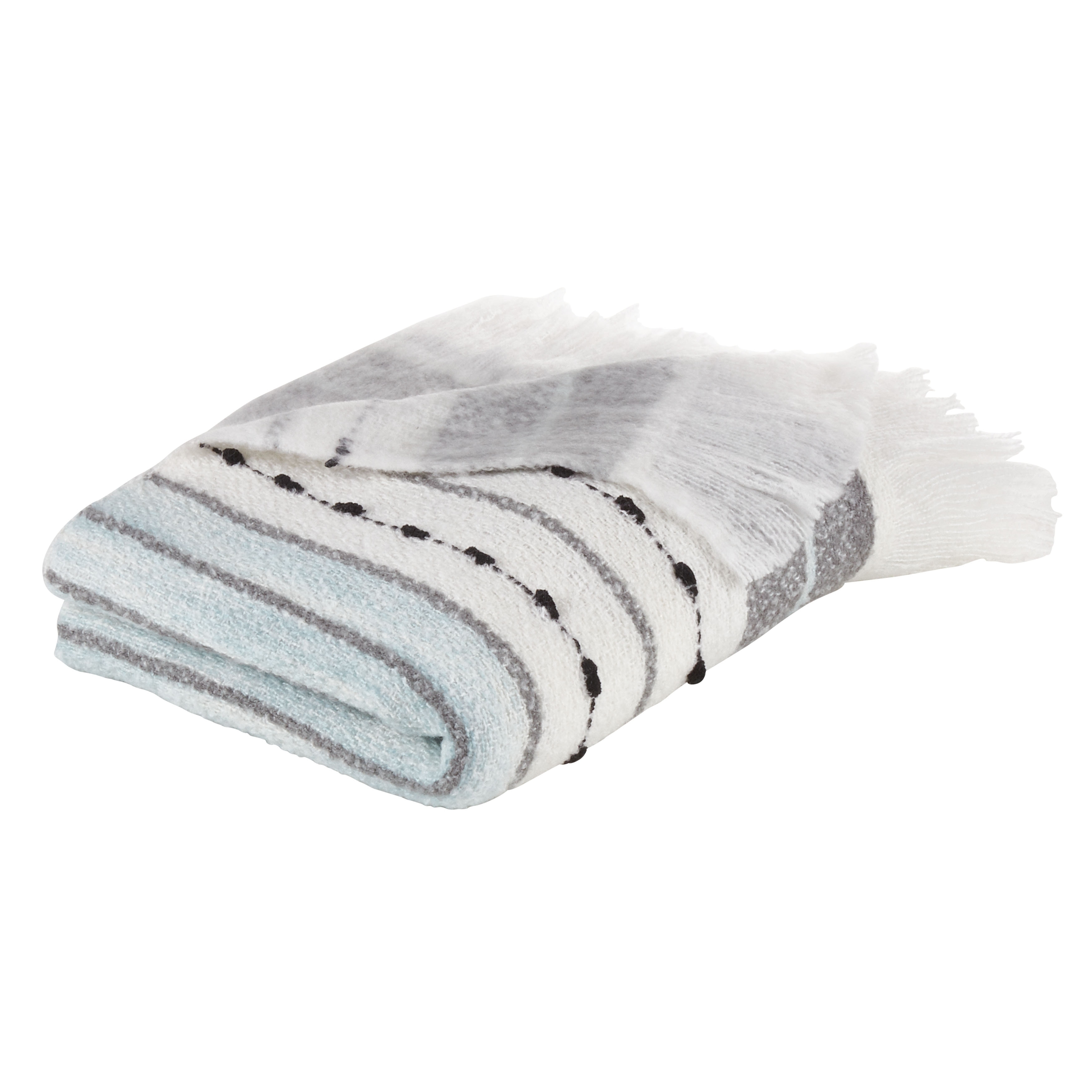 Grey Acrylic, Striped Blankets and Throws | Shop our Best Blankets ...