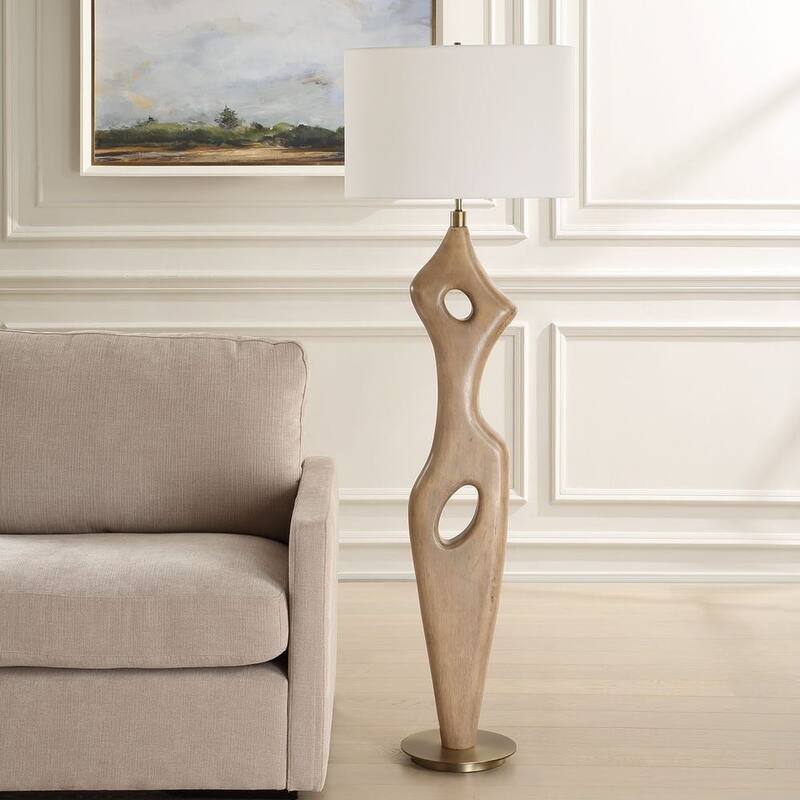 Uttermost Almyra Solid Wood Floor Lamp