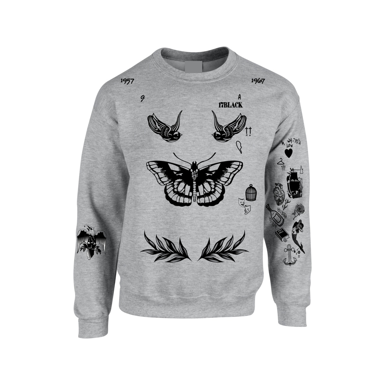 harry styles tattoo sweatshirt