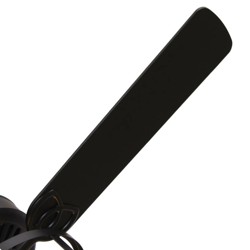 52" Industrial Black 5 Blades Caged Ceiling Fan with Light and Pull Chain