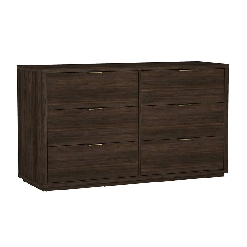 Manhattan Comfort Evalyn 60 Inch 6 Drawer Dresser