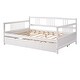 preview thumbnail 5 of 31, Multifunctional Design Wood Daybed Bed with Backrest and Twin Size Trundle, Full Size