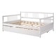 preview thumbnail 6 of 9, Versatile Full Size Wooden Daybed with Twin Size Trundle, White