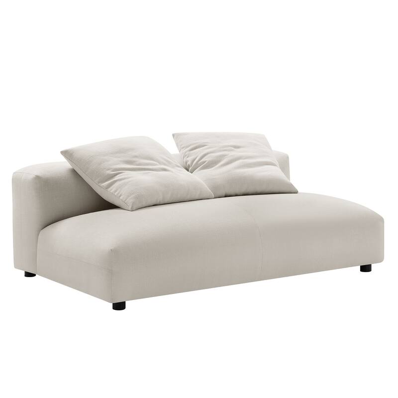 Solace 4-Piece Modular Upholstered Fabric Sectional Sofa