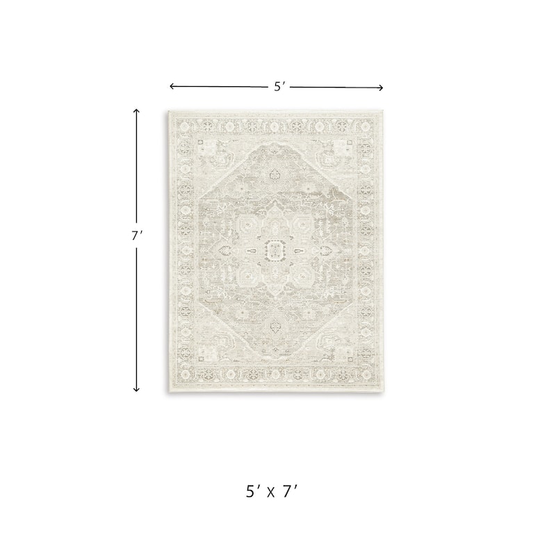 Signature Design by Ashley Gatwell Ivory/Tan/Grey Rug