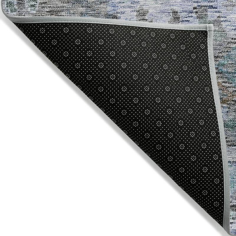 Machine Washable Indoor/ Outdoor Boho Moroccan Chantille Rug