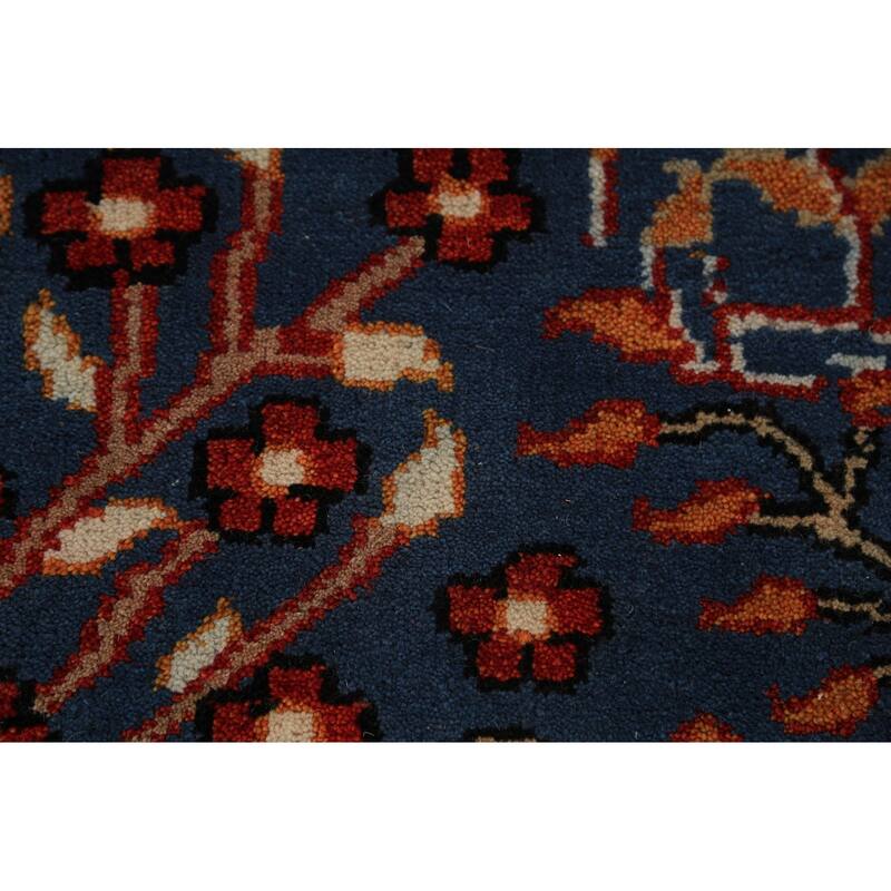 Blue Ziegler Indian Foyer Rug Hand-Knotted Wool Carpet - 2'6"x 5'9"