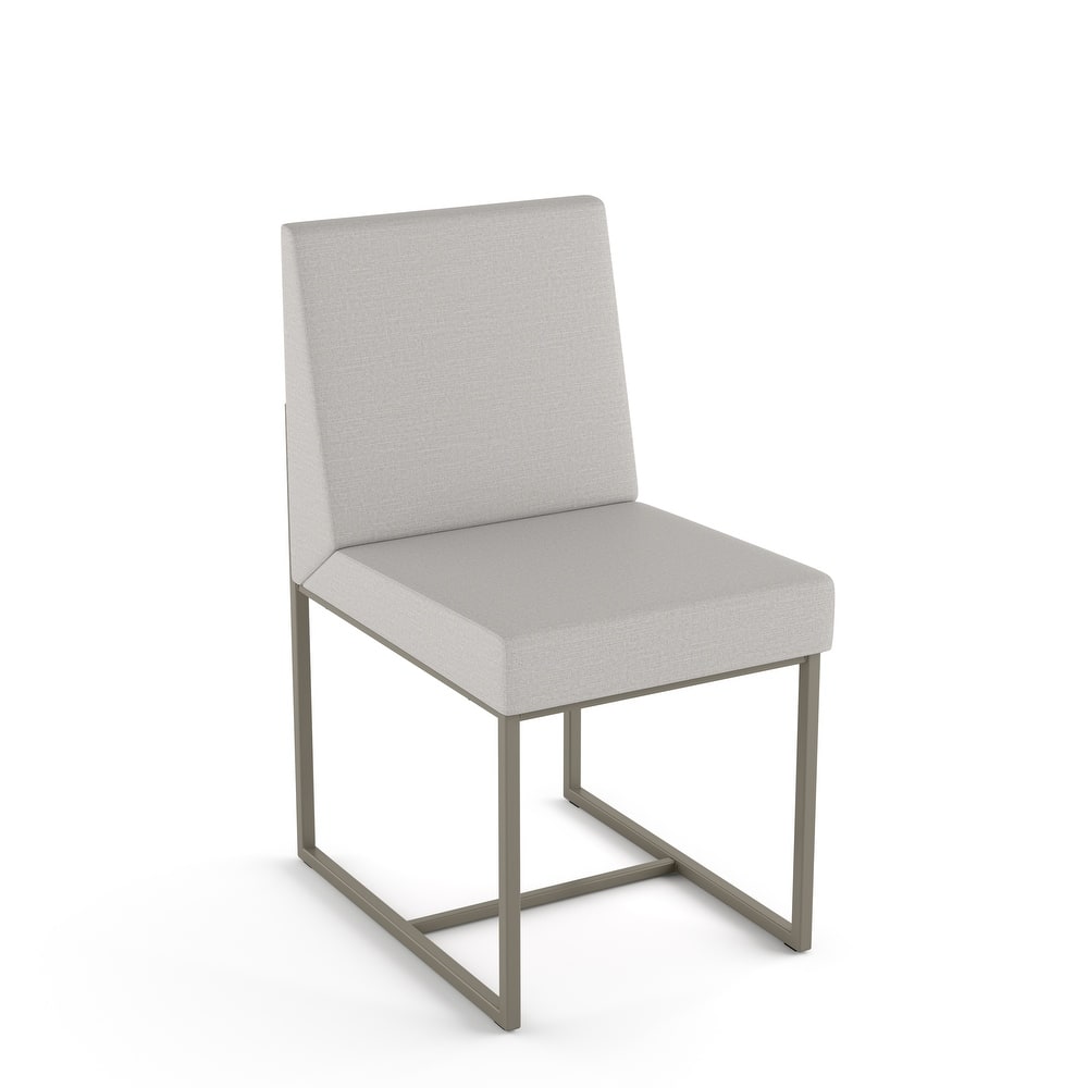 Amisco Derry Upholstered Dining Chair with Metal Legs