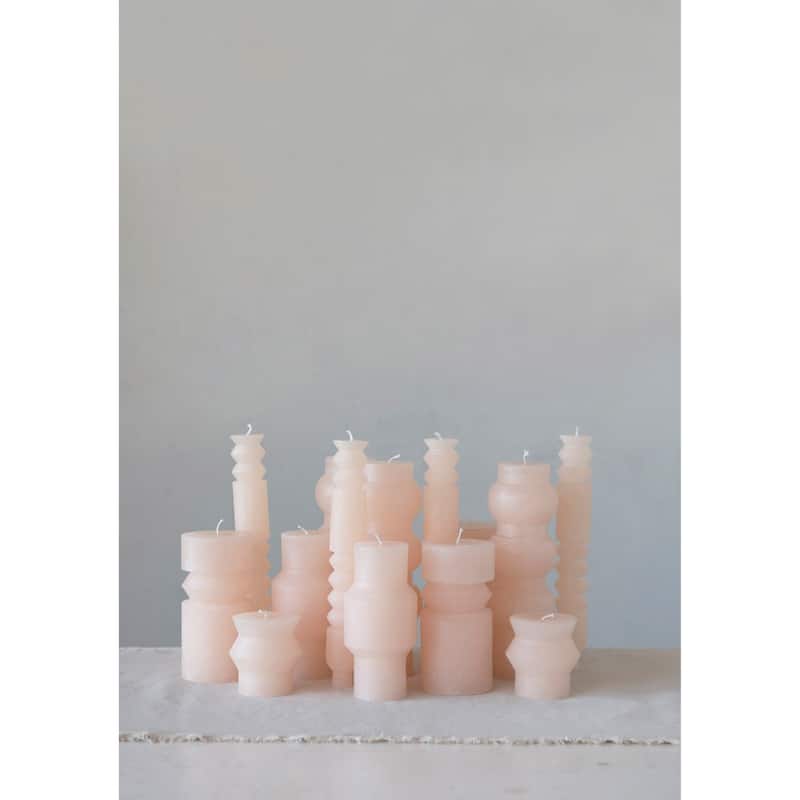 Unscented Totem Pillar Candle