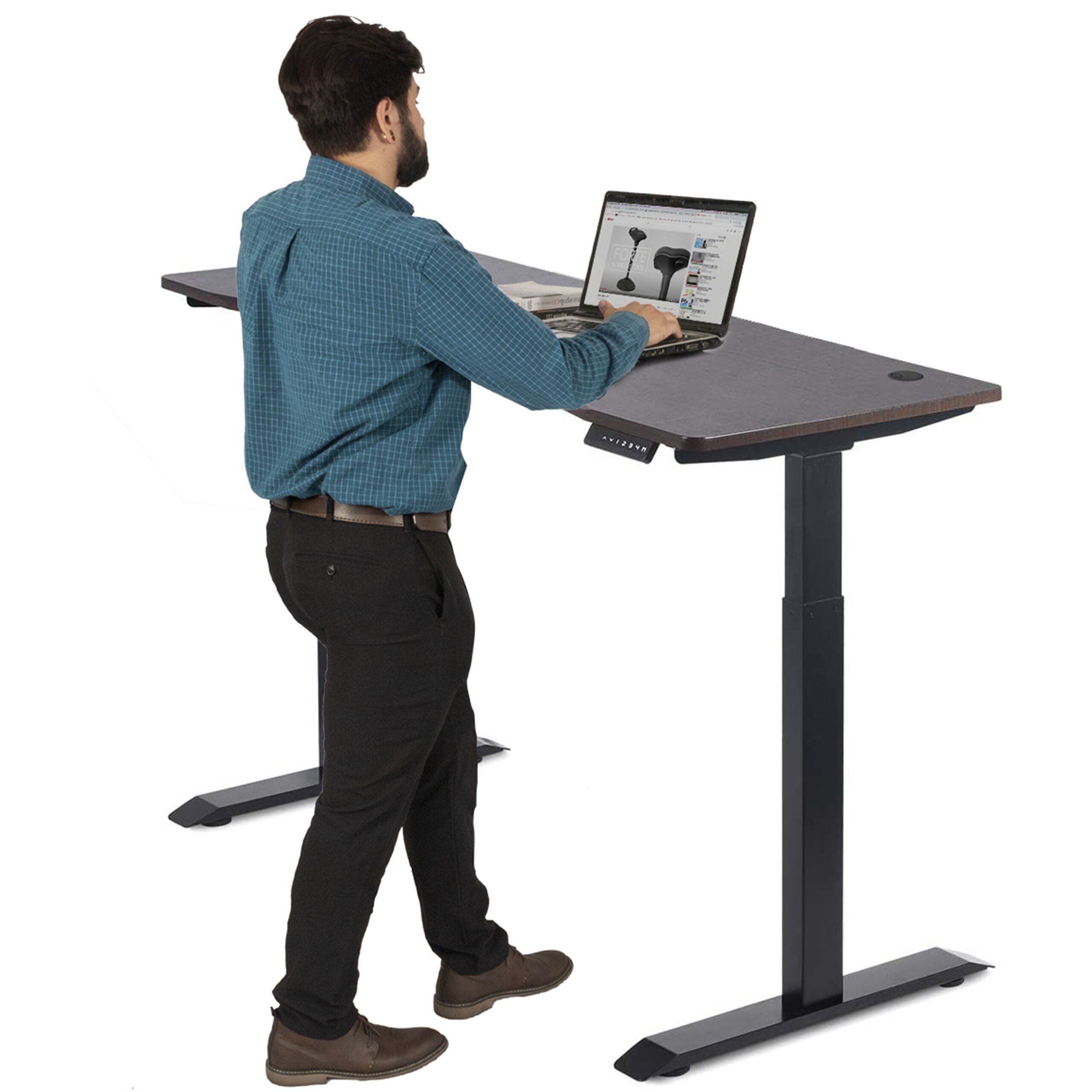 Electric Standing Desk 60x24, Height-Adjustable Standing Desk