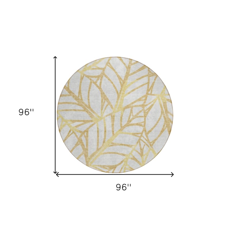 HomeRoots Floral Transitional Rectangle Outdoor Rug