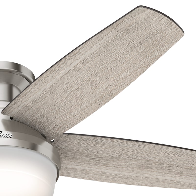 Hunter 48" Avia Low Profile Ceiling Fan w/ LED Light, Handheld Remote