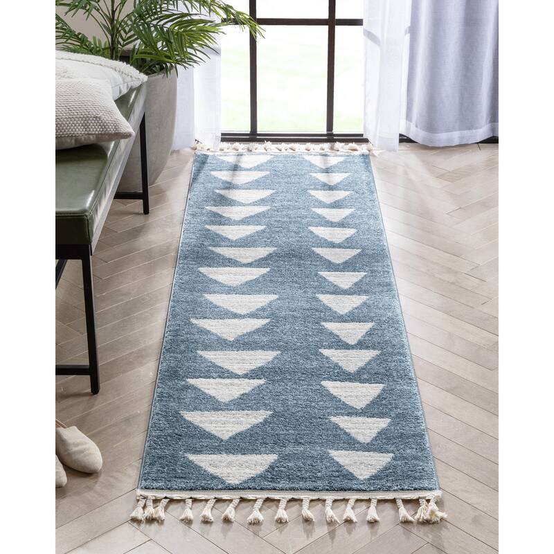 Well Woven Kennedy Triangles Modern Geometric Pattern Area Rug