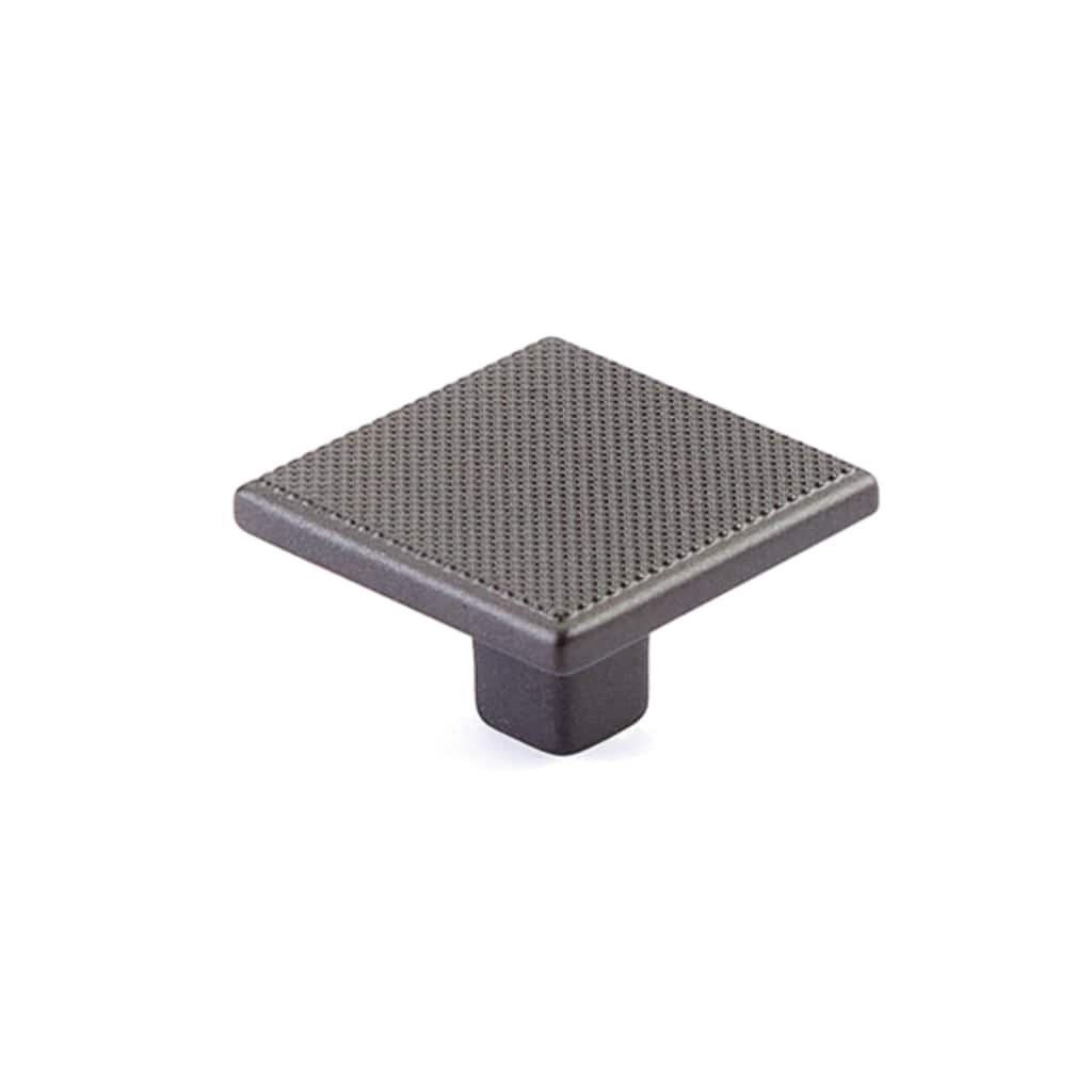 Schaub and Company Quadrato 1-3/8" Industrial Modern Diamond Knurled