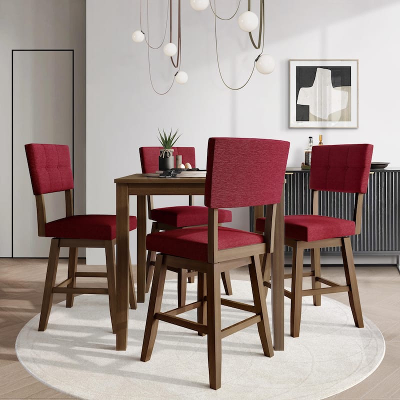 CraftPorch Modern Swivel Counter Dining Set