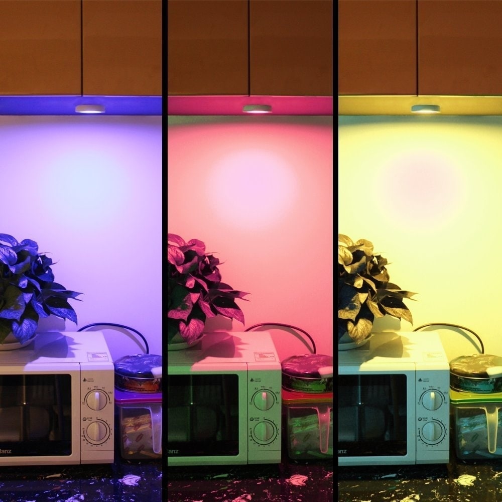 Led under online cabinet lighting multicolor
