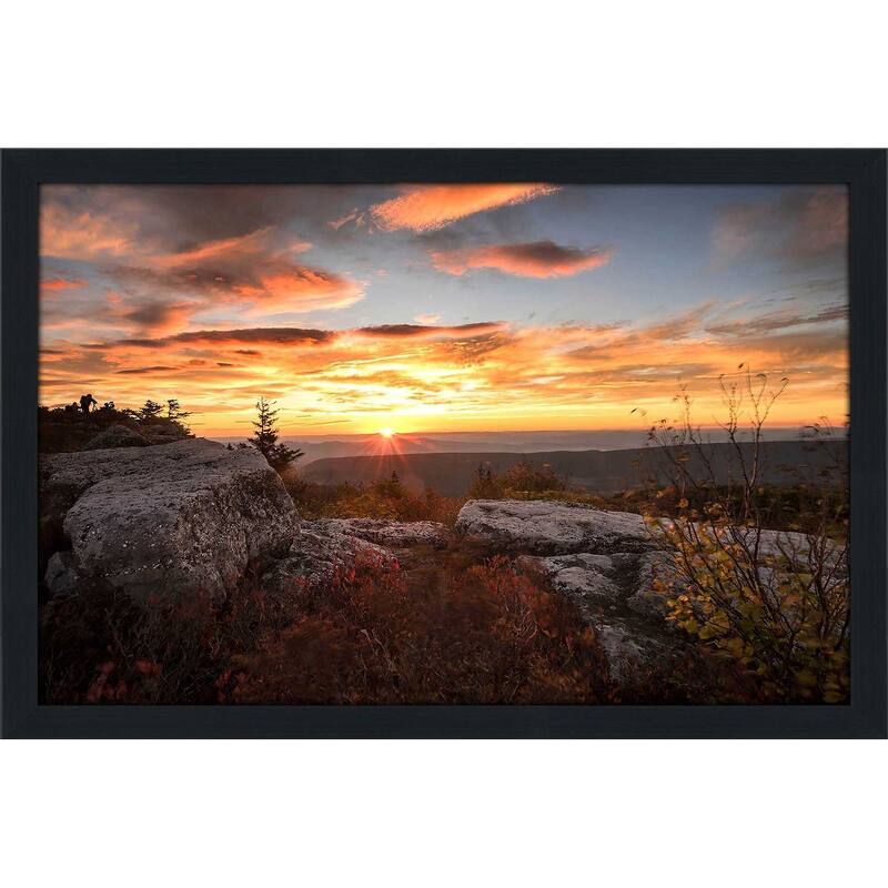 "Sunrise in Fall I (Horizontal)" Print on Acrylic
