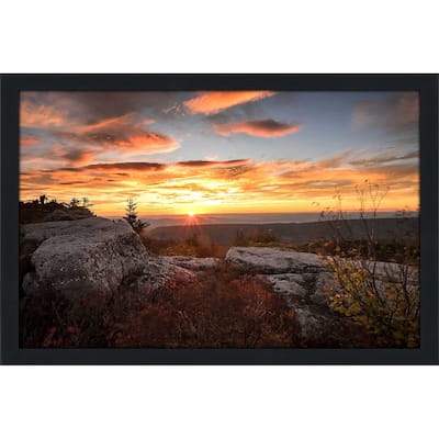"Sunrise in Fall I (Horizontal)" Print on Acrylic