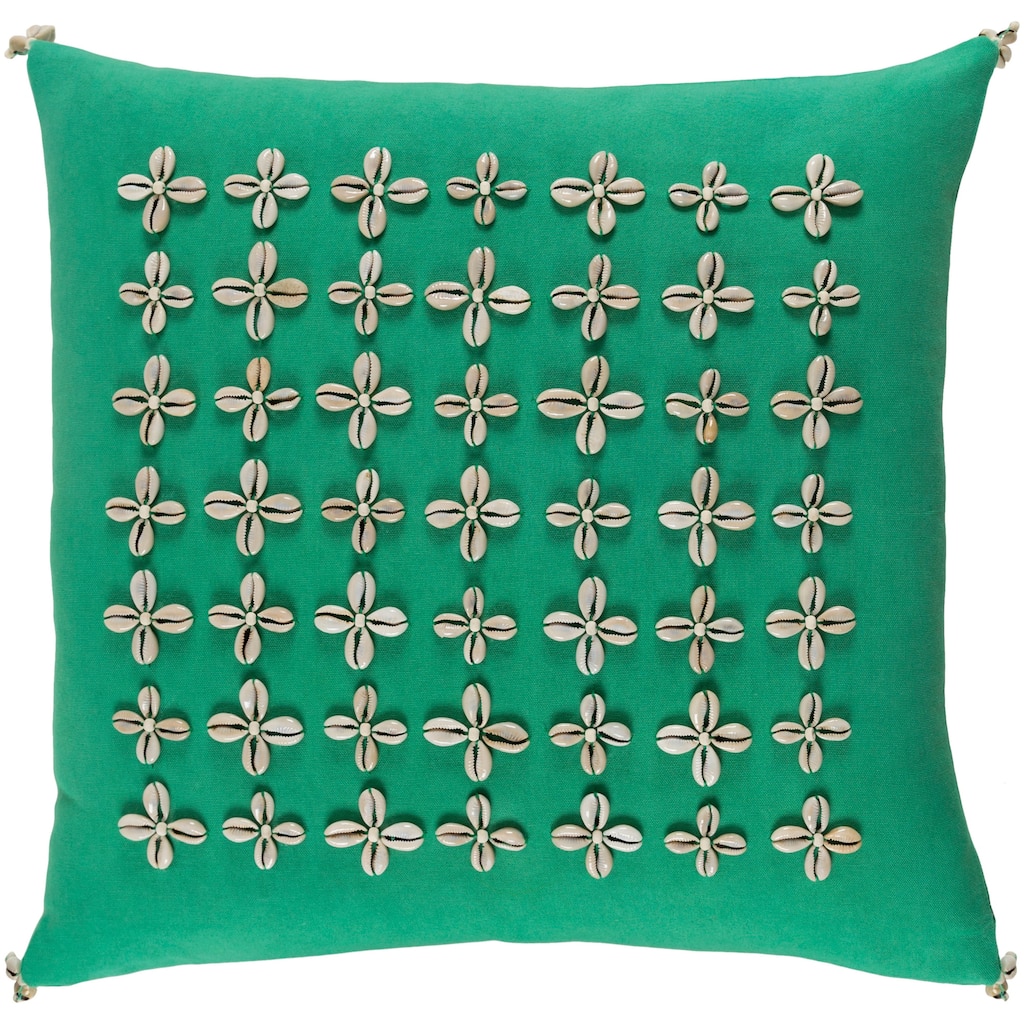 Decorative Rotorua Green 18-inch Throw Pillow Cover