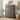 Furniture of America Thalv Mid-Century Modern Two-Tone Dark Walnut Wood 5-Drawer Chest with Faux Leather Front