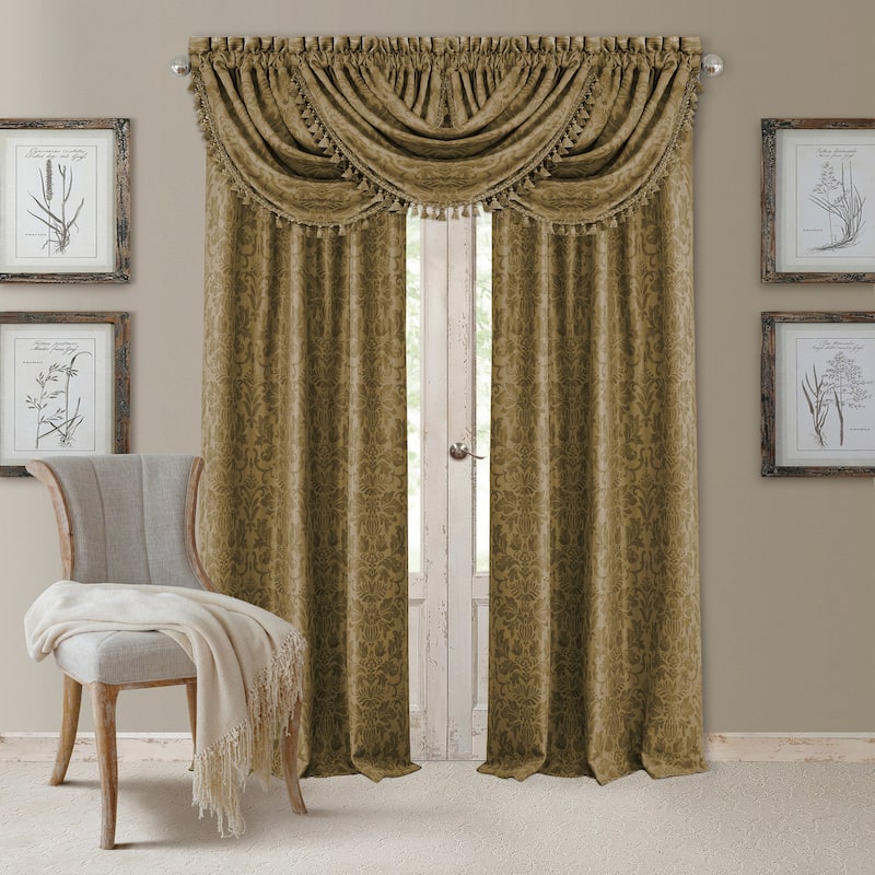 Elrene Antonia Blackout Rod Pocket/Back Tab Curtain Panel