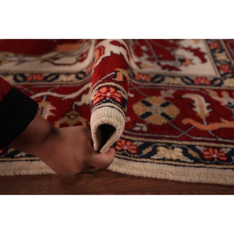 Red Sultanabad Oriental Area Rug Handmade Wool Carpet - 8'0" x 9'8"