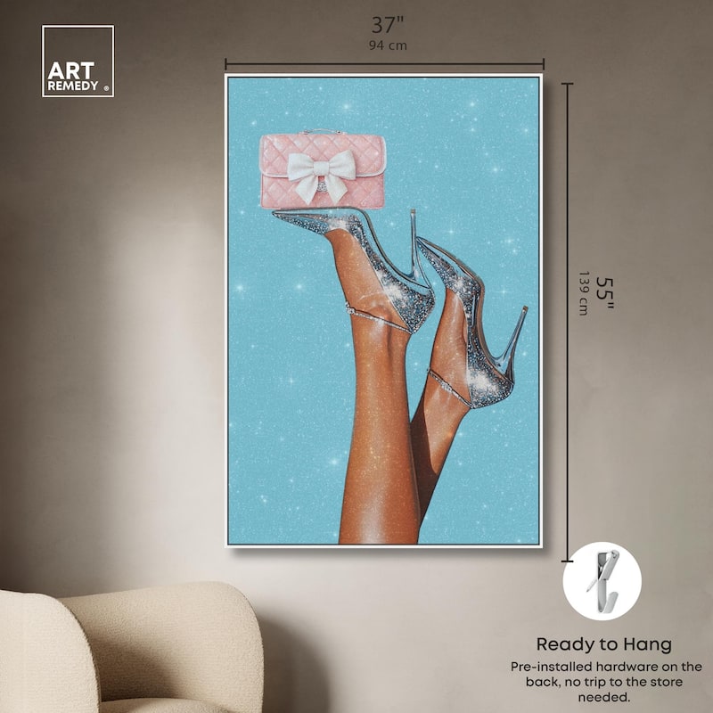Clutch Purse on Display Canvas by Art Remedy