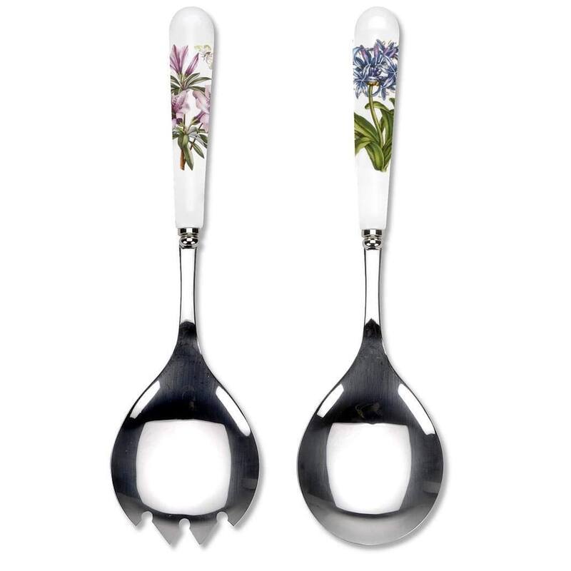 Portmeirion Botanic Garden Set of 2 Salad Servers - 10 in