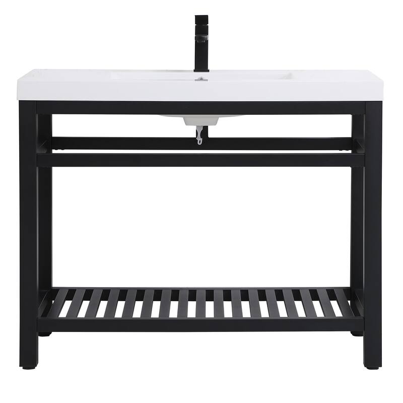 Orion 18 - 48 Inch Single Bathroom Vanity - 42 Inches - Black