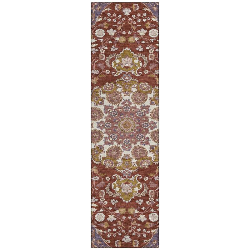 Machine Washable Indoor/ Outdoor Global Eckley Chantille Rug