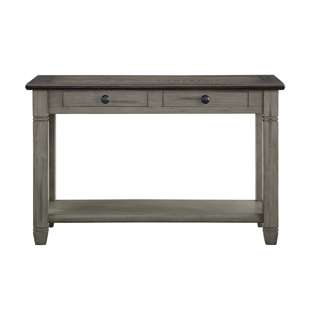 Stylish Sofa Table with Drawers and Shelf for Versatile Living Room Use
