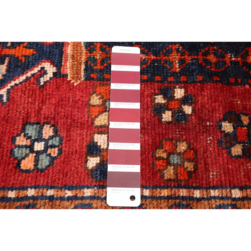 ECARPETGALLERY Hand-knotted Anatolian Vintage Red Wool Rug - 4'5 x 7'8