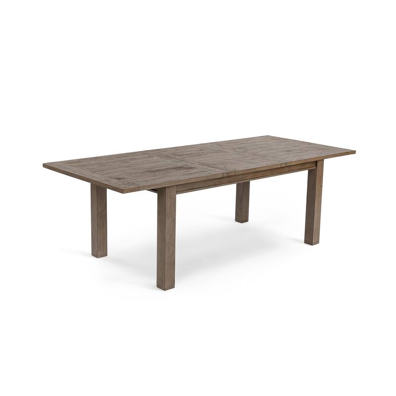 The Gray Barn Fairview Driftwood Reclaimed Pine 94-inch Extension Dining Table