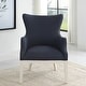 preview thumbnail 5 of 4, Uttermost 23753 26" Wide Plywood Framed Polyester Accent Chair - Blue / White