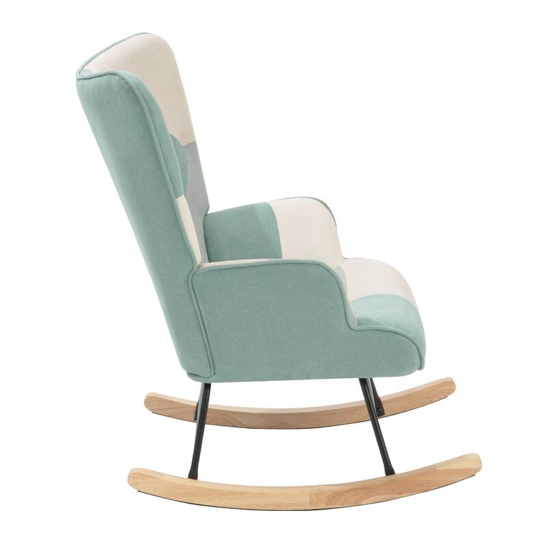 Comfortable Rocking Chair with Ottoman, Ideal for Relaxing in Style and Comfort