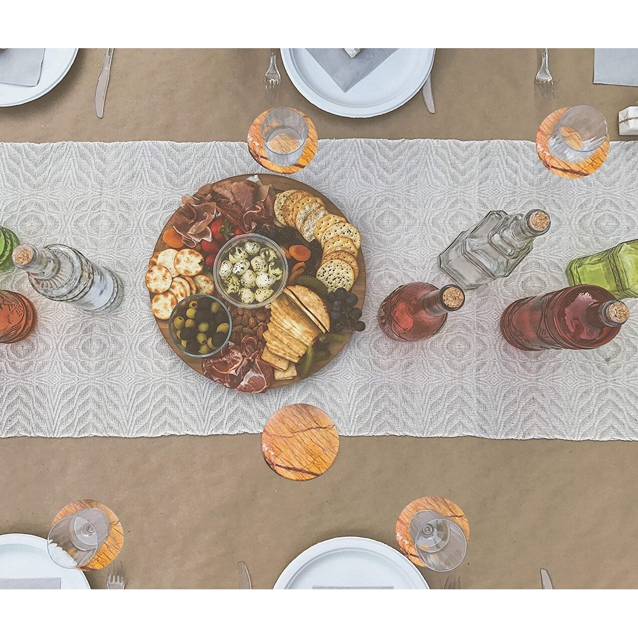 thanksgiving drink coasters