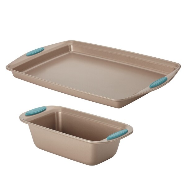 Rachael Ray Nonstick Loaf Pan and Sheet Pan Set, 2Piece Overstock