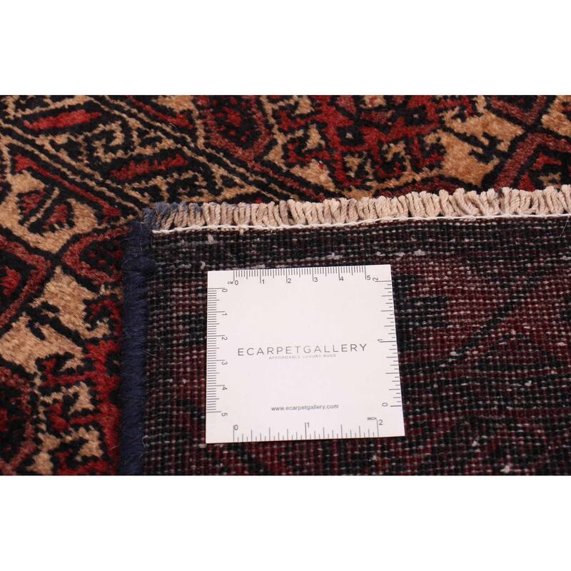 ECARPETGALLERY Hand-knotted Royal Baluch Beige Wool Rug - 3'1 x 6'7